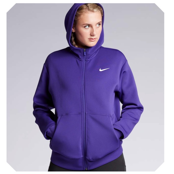 Nike Pro Warm Full Zip Fleece Hoodie - Picture 5 of 5